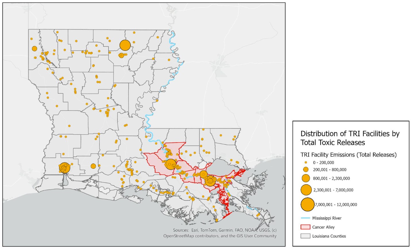 Industrial Burden by County