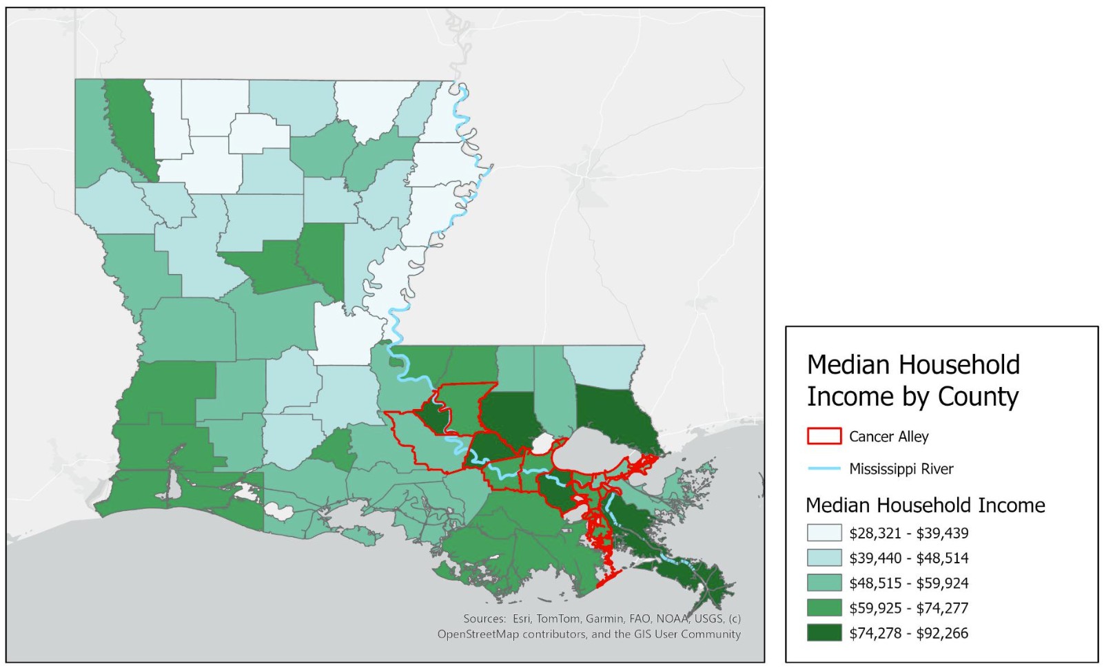 Median Household Income Distribution