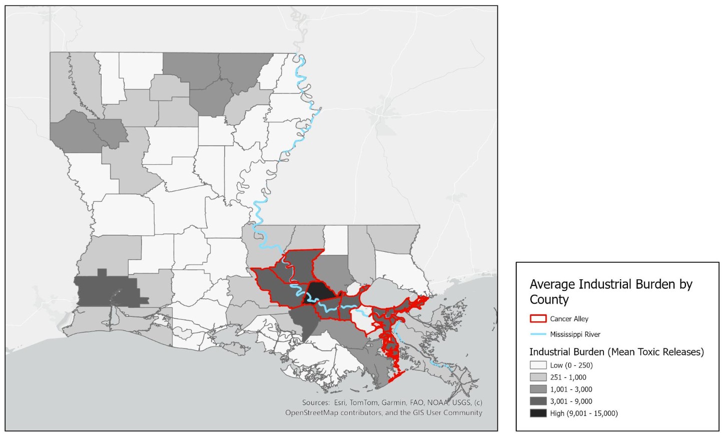Industrial Activity Across Louisiana